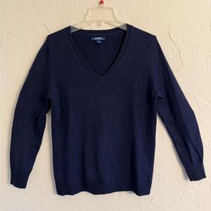 Old Navy Dark Blue Knit Sweater